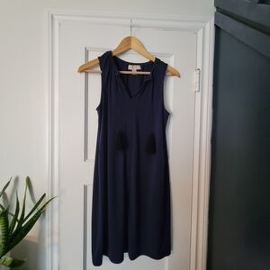 Michael Kors Navy Midi Dress
